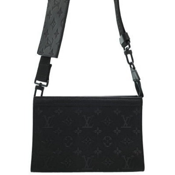 Louis Vuitton Shadow Black Gaston Wearable Wallet Shoulder Bag - Picture 1 of 8
